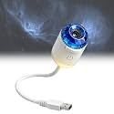 2-in-1 Galaxy Projector Night Light, Mini USB LED Galaxy Projector with Adjustable Brightness, 360° Rotatable Decor Lamp for Ceiling Wall (6 Slides 2nd Gen Upgraded)