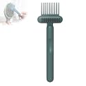 2-in-1 Hair Brush Cleaner, Comb with Pick and Bristles for Removing Hair