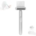 2-in-1 Hair Brush Cleaner, Comb with Pick and Bristles for Removing Hair