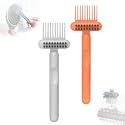 2-in-1 Hair Brush Cleaner, Comb with Pick and Bristles for Removing Hair