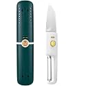 2-in-1 Kitchen Knife & Peeler | Portable Stainless Steel Fruit Knife with Protective Case | Travel-Friendly Multipurpose Cutter Tool (Pack of 1)