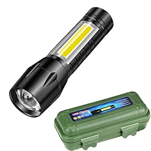 high power rechargeable torch light long range 5000mah battery  waterproof emergency led light  camping outdoor home use  usb charging  self defense flashlight9 mode torch