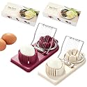 2 in 1 Multipurpose Egg Slicer, Even Cuts for Eggs and Soft Fruits