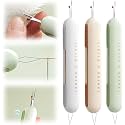 2 in 1 Needle Threader Seam Ripper,2024 New Needle Threading and Seam Kit Seam Ripper Tool,Needle Threading and Seam Kit,Stitching Thread Remover for Elderly and Sewing Enthusiasts(3PCS)