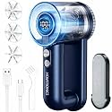 2-in-1 Rechargeable Lint Shaver, 3 Extra Blades