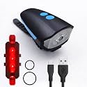 2-in-1 Rechargeable and Waterproof LED Cycle Front