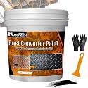2-in-1 Rust Converter &amp; Metal Primer, 70.5 oz Rust Converter Paint, Rust Treatment for Metal, Black Rust Inhibitor Paint, Corrosion Inhibitor for Automotive, Marine, Tools, Heat Resistant, Metal