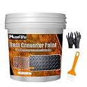 2-in-1 Rust Converter &amp; Metal Primer, 35oz Black Rust Inhibitor Paint for Metal Surfaces, Anti Rust Coating for Cars, Trucks, Trailers, Tools &amp; Outdoor Metal Surfaces