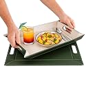2-in-1 Serving Tray &amp; Placemat | Faux Leather &amp; Reversible