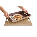2-in-1 Serving Tray &amp; Placemat | Faux Leather &amp; Reversible