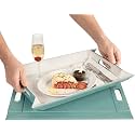 2-in-1 Serving Tray &amp; Placemat | Faux Leather &amp; Reversible