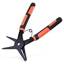 2 in 1 Snap Ring Pliers - Internal/External Circlip Pliers for 10-140mm Diameter Snap Rings