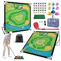 2-in-1 Sticky Golf & Pickleball Chipping Game with Frame & Golf Club