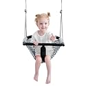 2-in-1 Toddler Swing, Adj Ropes, Ind/Out, Heavy-Duty, Upgraded,Gray