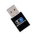 2 in 1 USB Bluetooth & WiFi Wireless Adapter Bt 4.2 150Mbps WiFi Dongle Network Card WiFi Receiver Bluetooth Transmitter for PC, Laptop, Desktop (VC-BTWifI-D01)