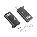 2 in 1 USB C to Micro SD Card Reader,USB A OTG Adapter 2PCS