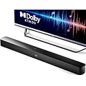 GEOYEAO Dolby Atmos Soundbar, 37 Inch 2.1Channel Speaker Sound Bar for TV with 6 Drivers & 190W Output, Bluetooth/HDMI-ARC/Optical/AUX Connection for Home Theater Surround Sound