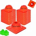 2" 15, 30 Pcs Heavy Duty Agility Cones for Sports