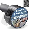 2" x 26FT Rubber Grip Tape Black Ultra-Thin Anti-Slip Tape for Handles