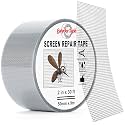 2" x 30FT Grey Window Screen Repair Tape Fiberglass Mesh Patch Tape
