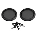 2/4/5/6.5/8/10 Inch Speaker Grille for Car Audio, Metal Mesh Dust Cover with Screws, Water Resistant and Shockproof DIY Speaker Protector Kit, Black(3in)