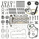 2.4 Engine Rebuild Kit Timing Chain VVT Piston Fit For Chevy Buick GM 11-17