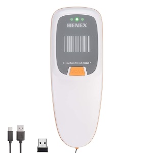 2.4G Wireless Barcode Scanner Compatible Bluetooth 3-in-1