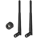 2.4GHz WiFi Antenna 5dBi RP-SMA Antenna for WiFi Router Hotspot, PCI PCIe Network Card, WiFi USB Adapter, Wireless Range Extender 2 PCS