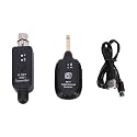 2.4GHz Wireless Microphone System with XLR Transmitter & Receiver, 24bit/48KHz Zero Loss Audio, Ultra Low Latency <4ms, 100ft Range, 10H Battery for Live Performance & Conference