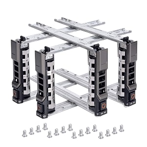 4 pack 2534 sas sata hard drive tray caddy for dell poweredge servers