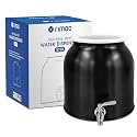 2.5 Gallon Stainless Steel Water Crock, Countertop Water Dispenser for 3-5 Gallon Bottle, Water Bottle Beverage Dispenser with Stainless Steel Spigot & Lid for Parties Lemonade, Home Water