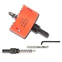 2-1/2 inch Hole Saw for Wood, Metal, Plastic &amp; Drywall, with Arbor