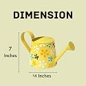 Watering Can 2.5 Litre Indoor Outdoor Home Gardening, Plants Watering can Metal Polka planters Round Metal for Plants &amp; Flowers Decorative Garden Water Can with Handle