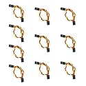 2.54mm Crimped Cable 10pcs 2.54mm Double Head Sockets Connectors 22AWG Pre Cables for Auditory Equipment and Projects