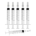 2.5ml Luer Lock Syringe without Needle - 2.5cc Syringes, Pack of 50
