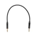 2.5mm TRRS Cord 4Pole Male to Male Cable with Gold Plate Connectors for High Fidelitys Sound Transmission
