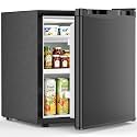 Electactic 1.6 Cu.ft Mini Fridge – Compact Reversible Door Refrigerator with Adjustable Thermostat, Ultra-Quiet Operation, Ideal for Office, Dorm, Bedroom, Apartment (Black)