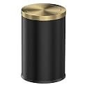2.6 Gallon Bedroom Trash Can, Stainless Steel Lid