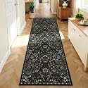 2’6″x 8’Floral Runner Rug for Kitchen Washable Hallway Runner