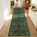 2’6″x 8’Floral Runner Rug for Kitchen Washable Hallway Runner