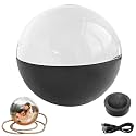 2.7" 3D Crystal Ball Video Player, Memory Orb, Personalized Digital Memory Display, Uploadable Videos &amp; Photos, DIY Gift for Anniversary, Birthday,Couples,Pets, Memories (Black)