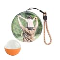 2.7" Custom Crystal Ball Video Player,Memory Sphere Ornament, Memory Orb Custom Video Sphere, Personalized Uploadable Videos &amp; Photos, USB Rechargeable Crystal Ball Video Player(Orange)