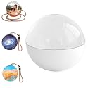 2.7inch Videos And Photo Player Ball with Digital Display,2025 New Crystal Ball Video Player,Video Sphere,3D Stereoscopic Visual Effect,for Recording Beautiful Moments and Preserving Memo(Color:White)