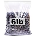 Natural Amethyst Tumbled Stone, 6lbs Crystal Quartz Pebbles, Irregular Shaped Decorative Chips, Crushed Gravel Rocks for Vase Filler, Aquarium, Home Decoration, Vases Plants, Succulents and Cactus