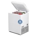 3.5 Cu.Ft Chest Freezer, Compact Deep Freezer 7-Level Temp