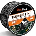 2.8Lb(885 ft) 0.095" for Black Diamond Trimmer Line for Echo Trimmer Line, Twisted Weed Wacker String, Heavy-Duty Weed Eater String Line for Ego Grass Cutter, Part No. 330095073
