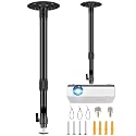 2-Be-Best Projector Mount Length 16-31in / 40-80cm Long Projector Ceiling Mount 360° Rotatable Ceiling Projectors Mounts Adjustable Bracket Mount Black