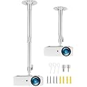 2-Be-Best Projector Mount Longer Length 15-31in / 40-80cm Projector Ceiling Mount 360° Rotatable Drop Ceiling Projectors Mounts Adjustable High Profile Projectors Bracket