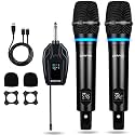 2 Channel Rechargeable Wireless Microphone System
