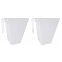 2 Cup (1 Pint | 16 Oz. | 500 mL) Scoop for Coffee, Protein Powder, Pet Food, Spices, Grains and Dry Goods – Plastic Food-Grade, BPA-Free Measuring Cup (Pack of 2)